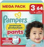 Pampers Premium Protection Pants Maat 3 Mega Pack 64 stuks 6-11 KG