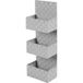 W5 Étagère à suspendre, 3 niveaux (gris clair)