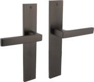 Intersteel Deurkruk Hera op schild 245x45 mm blind antracietgrijs