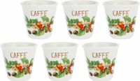 La Porcellana Bianca set van 6 glazen voor koffielikeur 75 ml P012715CAFZ