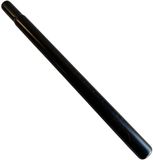 Vinty Fietszadelpen - Kaars - ø25,4 x 350mm - Zwart verchroomd