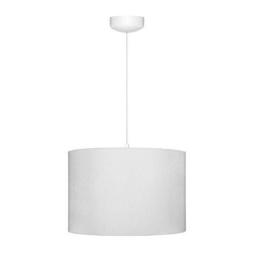 LAMPS & COMPANY Plafondlamp grijs, plafondlamp voor kinderkamer, grote ronde lampenkap met een diameter van 35 cm, ideaal als lamp kinderkamer voor meisjes en jongens, Scandinavische lamp