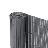 Ribelli® PVC privacyscherm - Zichtbrekend hek - Windbescherming voor balkons, kleur:antraciet, lengte:4 meter, hoogte:80 cm