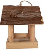Clayre & Eef Oiseau mangeoire 19x18x19 cm Brun Bois