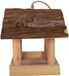 Clayre & Eef Oiseau mangeoire 19x18x19 cm Brun Bois