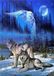 Diamond Painting Set Wolf 35 x 25 cm