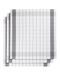 De Witte Lietaer De Witte Lietaer Mixte Theedoek 68x68 white-black 5598