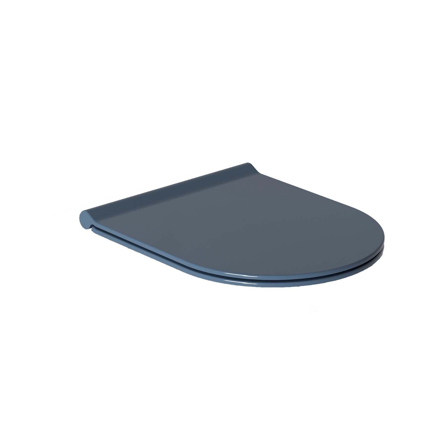 Salenzi Toiletzitting salenzi form slim met softclose glans blauw