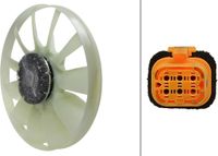 HELLA Ventilateur de refroidissement moteur 24 V 6 broches HELLA IAM-Expertise adapté entre autres au MAN TGS