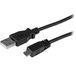 StarTech.com UUSBHAUB50CM USB 2.0 kabel (50cm, A naar B, St/St) zwart