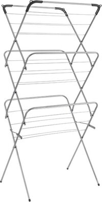 Metaltex Concerto Droogrek - 14 meter - Zilver - Met haakjes voor kledinghangers