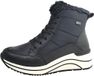 Remonte Bottes pour femme fermeture éclair bottes mi-mollet noir loisir