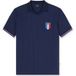 OLYMP Casual Regular Fit korte-mouwen trui marine, Effen