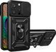 Techsuit Hoesje geschikt voor Apple iPhone 14 Pro Max - Camshield Back Cover - Zwart