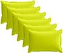 vidaXL Kussensloop 6 st houten helder groen 50 x 70 cm polyester