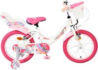 Ngk Volare Unicorn Kinderfiets - Meisjes - 16 inch - Wit - Twee Handremmen