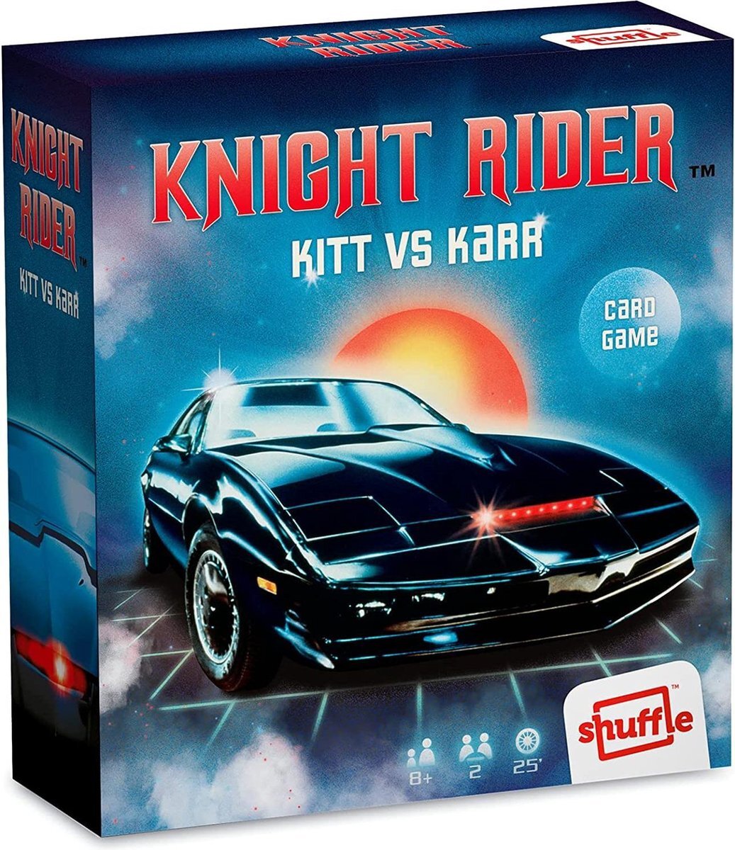 Shuffle Knight Rider - Retro - Kitt vs Karr - Kaartspel
