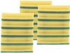 Sorbo Schuurspons - 15x stuks - 15x15x5 cm - schoonmaakspons - groene schuurvlak - viscose