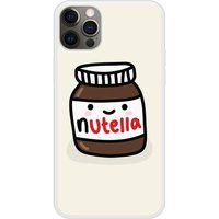 Pate à tartiner Bedrukt siliconen hoesje compatibel met iPhone 12 Pro