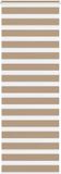 vidaXL Zebra gordijn 80x230 cm Polyester zandbruin