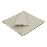 Serviette de table, coton bio GOTS, vert olive, 40 x 40 cm