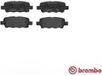 Brembo P56046 Rear Disc Brake Pad - Set of 4