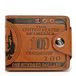 Sibalasi Herenportemonnee met magneetsluiting, Bruin, Bi fold