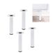 Amig - Set van 4 Ronde Meubelpoten - 30X700 cm - Staal - Wit
