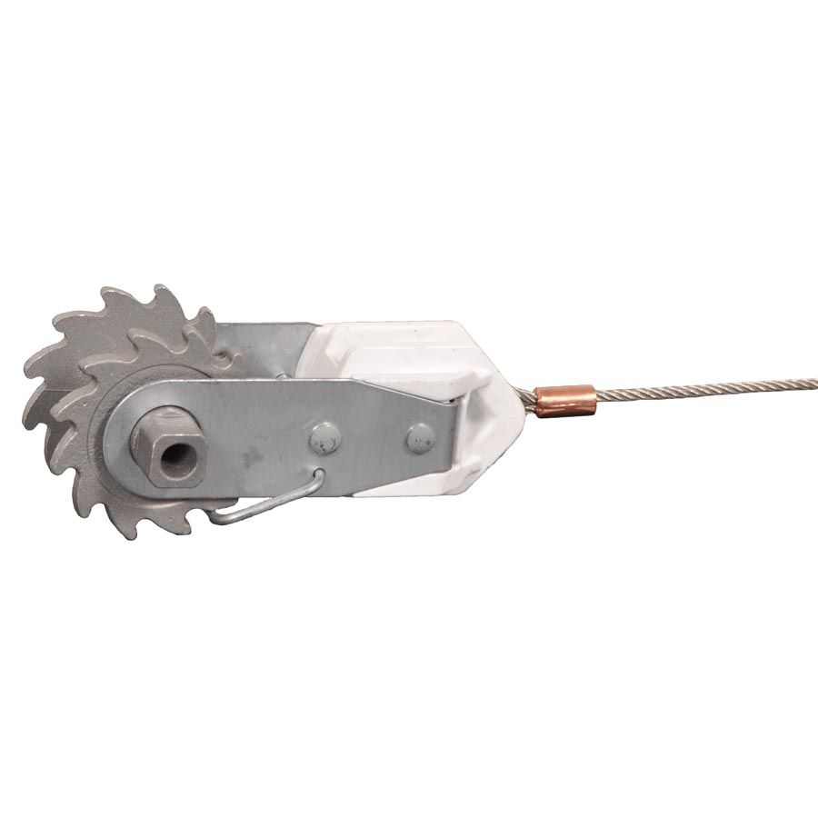 Gallagher Geïsoleerde eindspanner met bevestigingskabel (2) - 618005
