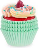 Kinvara Muffin en cupcakes maken vormpjes - papier - groen - set 300x stuks - dia 11 cm