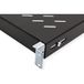 ROLINE 19-inch plank 1 U, 500 mm diep 50 kg zwart