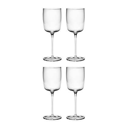 Serax Vincent Van Duysen Rode Wijnglazen 0,35 L - 4 st. - Transparant