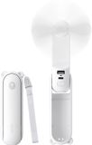 Jisulife Handventilator F8 - Mini Ventilator Oplaadbaar - Draagbare Hand Fan met Zaklamp en Powerbank - 21 Uur Gebruiksduur