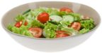 Excellent Houseware Serveerschaal/saladeschaal - D30 x H9 cm - kunststof - bruin - rond