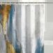 Americanflat Abstract douchegordijn van 100% polyester met 12 haken