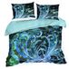 Eurofirany Emera beddengoed dekbedovertrek blauw 160 x 200 cm