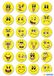 Herma 3657 smiley met wiebeleffect | 10 stuks
