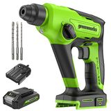 Greenworks 1.2J Brushless Rotary Hammer kit 2Ah battery & 2A charger
