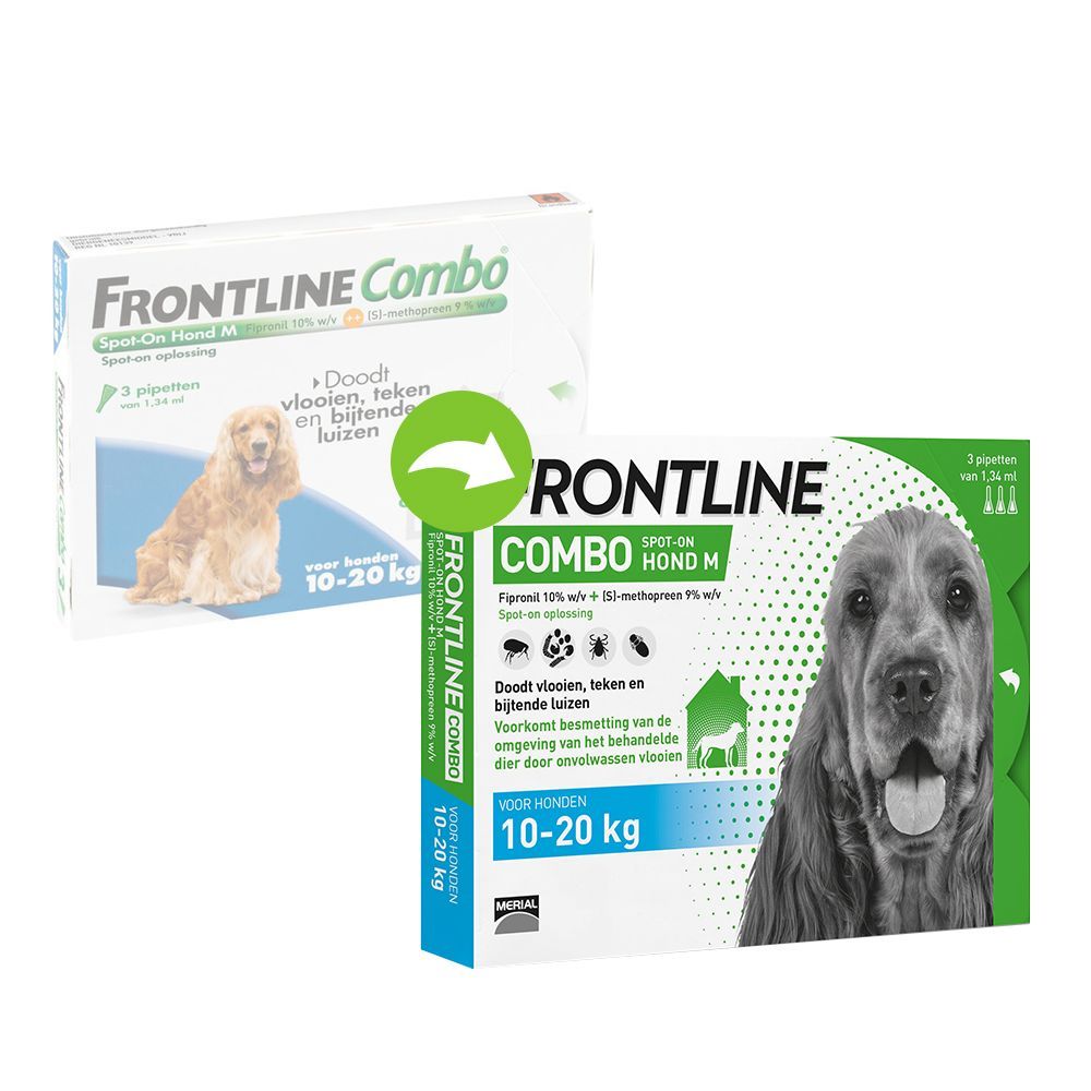 Frontline Combo Hond M 3st - 8713942400693