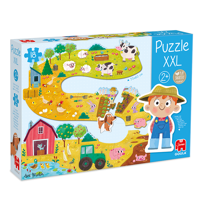 Goula Puzzel XXL Boerderijdieren - 53176 - 2+ jaar