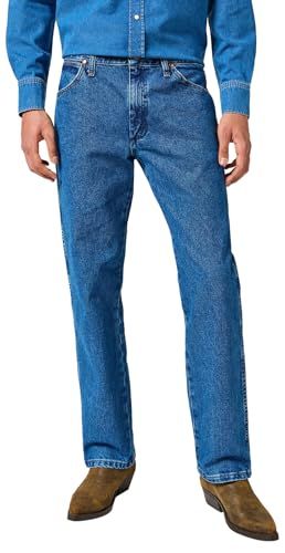 Wrangler 13MWZ Herren Jeans - Original Regular Bootcut Fit - STONEWASHED