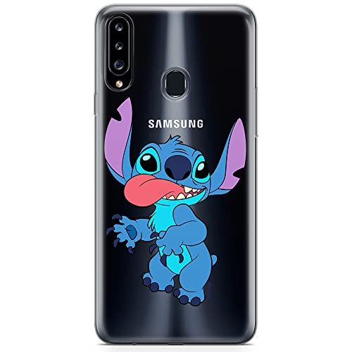 ERT GROUP mobiele telefoonhoesje voor Samsung A20S - Disney Stitch 012