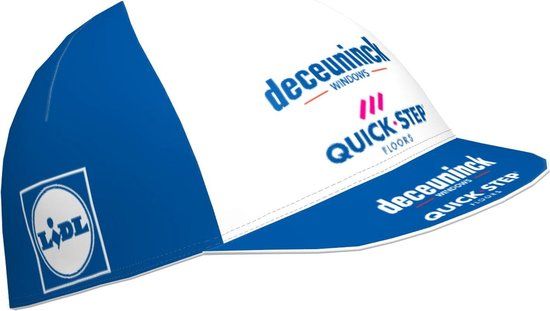 Vermarc Deceuninck Quick-Step 2020 Katoenen Koerspet - Blauw/Wit - Heren - One size