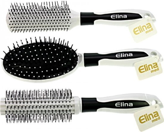 Elina Borstel - Haar - 3 stuks - Anti klit - Haarverzorging