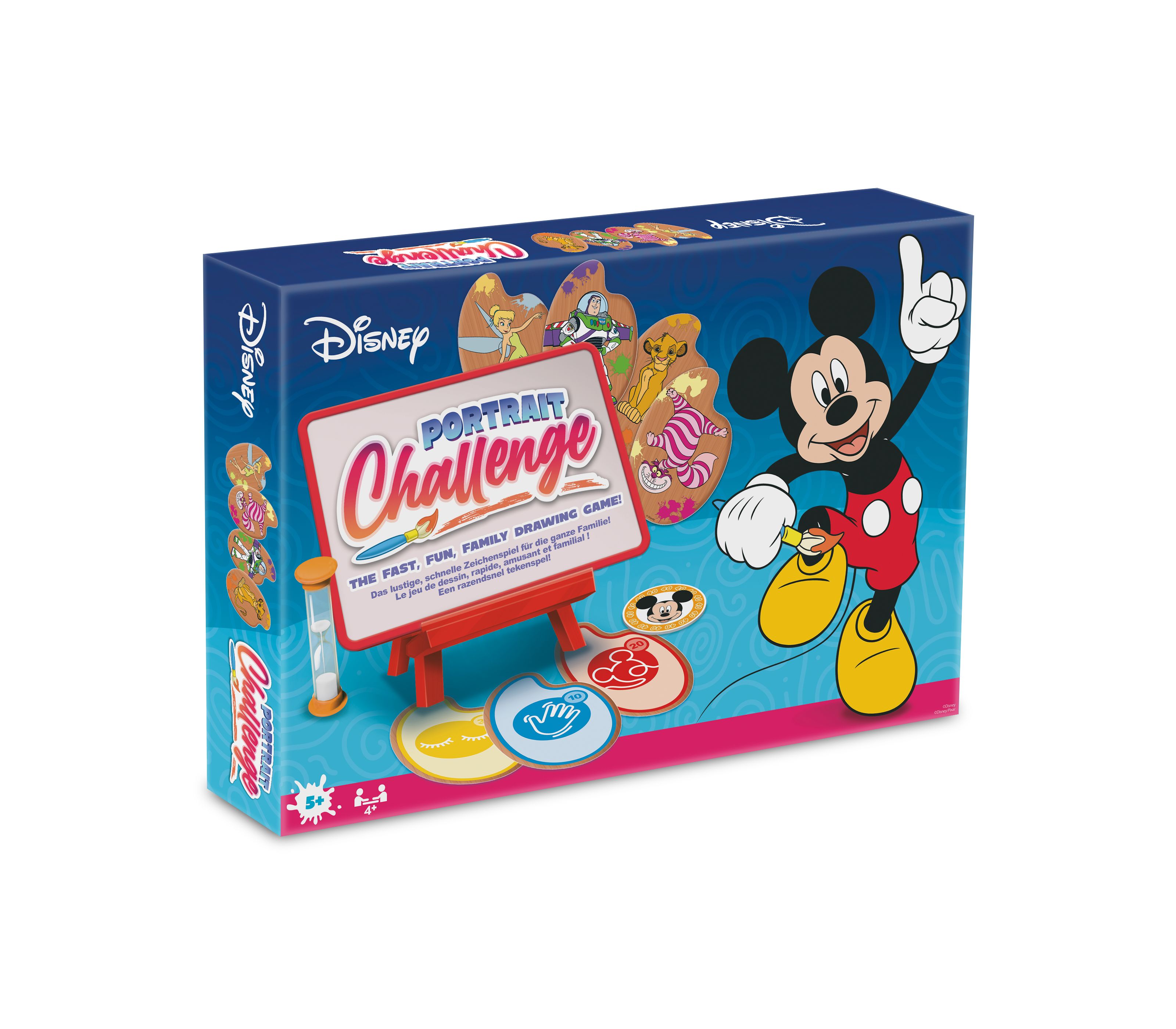 Shuffle Disney Portrait Challenge - Bordspel - Tekenen - 5+ jaar