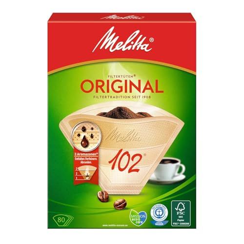 Melitta filterzakken naturel bruin 102/80