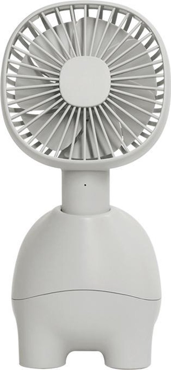 MUID Pet Fan - Mobiele Ventilator - Vaste- en Handventilator - 3 Standen - Grijs