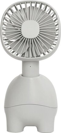 MUID Pet Fan - Mobiele Ventilator - Vaste- en Handventilator - 3 Standen - Grijs