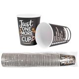 HEKU Set van 50 koffiebekers to go, 0,2 liter, 230 g/m², premium papier met PE-coating, milieuvriendelijk en veilig, ideaal voor warme dranken, perfect voor kantoor, evenementen en onderweg