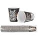 HEKU Set van 50 koffiebekers to go, 0,2 liter, 230 g/m², premium papier met PE-coating, milieuvriendelijk en veilig, ideaal voor warme dranken, perfect voor kantoor, evenementen en onderweg